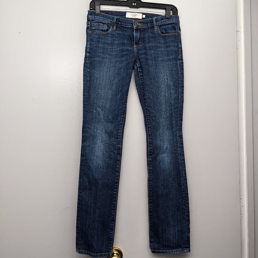 Abercrombie & Fitch New York Blue Jeans Women's Size 2R Perfect Stretch